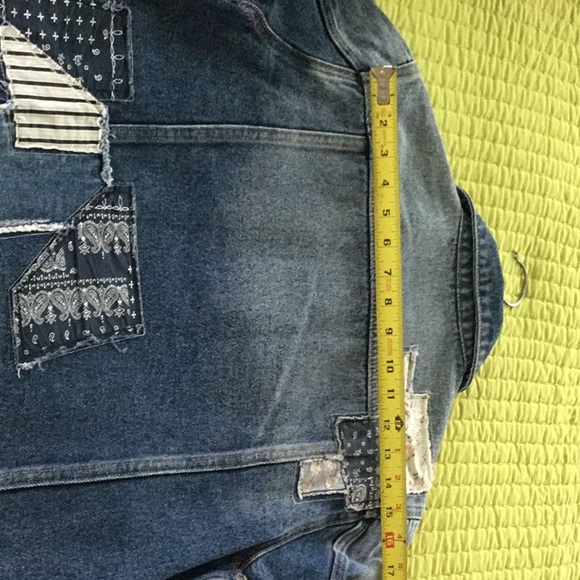 DRIFTWOOD Patchwork Denim Jacket NWT - Picture 6 of 8